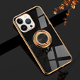 Θήκη για iPhone 13 Pro Max, Electro Ring, μαύρη