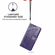 Θήκη με πτερύγιο για Motorola Moto G32, Butterfly, μωβ
