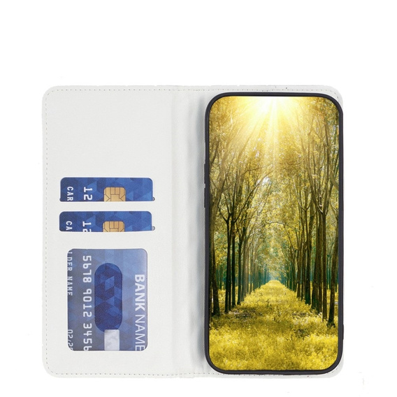 Θήκη με πτερύγιο για Samsung Galaxy A54 5G, Wallet, BINFEN COLOR, λευκή