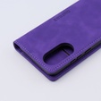 Θήκη για Oppo A78 4G, ERBORD Vintage, πορτοφόλι με πτερύγιο, μωβ