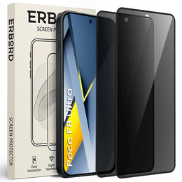 Ενισχυμένο γυαλί ERBORD Anti-Spy (2 τεμ.) για Xiaomi Poco F8 Ultra