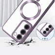 Θήκη για Samsung Galaxy S23 Plus, Electro MagSafe, μωβ + Γυαλί για την οθόνη
