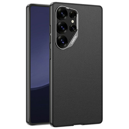 Θήκη για Samsung Galaxy S25 Ultra, GKK Leather, μαύρη