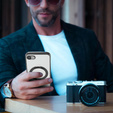 Θήκη για iPhone 7 Plus / 8 Plus, Electro MagSafe, μαύρη + Γυαλί για την οθόνη