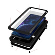 Love Mei Θήκη για Samsung Galaxy A52 / A52s, armored with glass, μαύρη