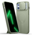 Θήκη για iPhone 13 / 14, Suritch Shockproof, για MagSafe, πράσινη