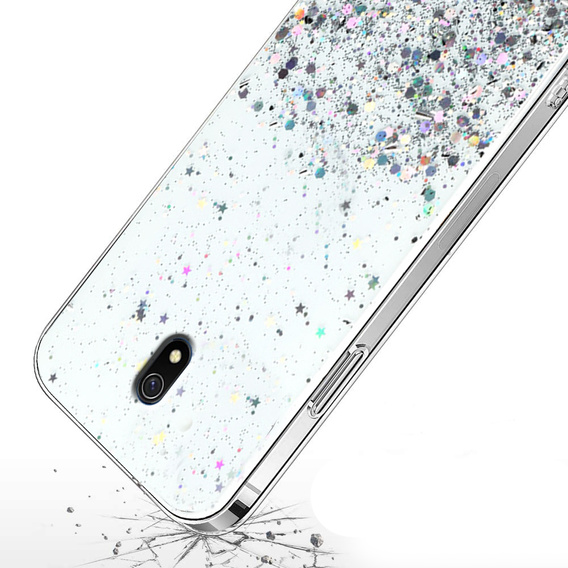 Θήκη για Xiaomi Redmi 8A, Glittery, διαφανής