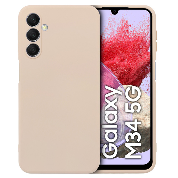 Θήκη για Samsung Galaxy M34 5G, Silicone Lite, ροζ