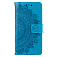 Θήκη με πτερύγιο για Realme 12 Pro 5G / 12 Pro+ 5G, Mandala, μπλε