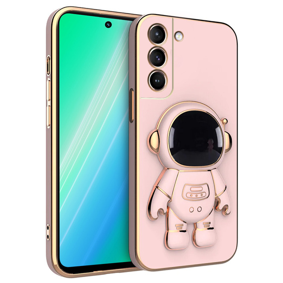 Θήκη για Samsung Galaxy S22, Astronaut, ροζ rose gold