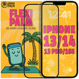 9D Flexi Palm κεραμικό γυαλί για iPhone 13/13 Pro/14/16e