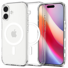 Θήκη Spigen Ultra Hybrid MagSafe για iPhone 17, Διαφανές/λευκό
