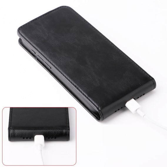 Θήκη με πτερύγιο για Xiaomi 15 Ultra, Flip, μαύρη