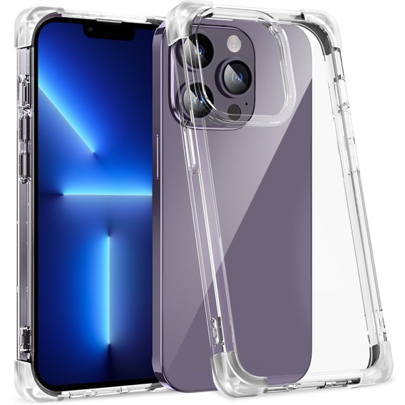 Θήκη για iPhone 13 Pro, ERBORD CornerShield, διαφανής