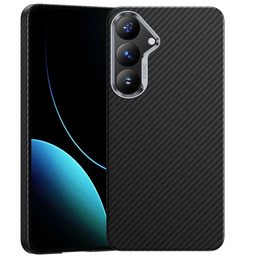 θήκη BENKS Kevlar για Samsung Galaxy S25, για MagSafe, Carbon Fiber, μαύρη