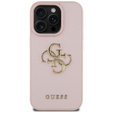 Θήκη GUESS Grained Big 4G και Classic Logo για iPhone 16 Pro