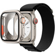 Pasek Nylonowy do Apple Watch 1/2/3/4/5/6/7/8/SE/ULTRA 42/44/45/49mm, Czarny