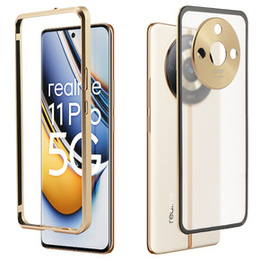 Θήκη για Realme 11 Pro 5G / Pro+ 5G, Frame Case, χρυσή