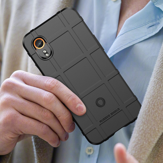 Θήκη για Samsung Galaxy Xcover 7, Rugged Shield, μαύρη