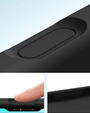 Θήκη σιλικόνης για iPhone 17 Pro, για MagSafe, αντικραδασμική, μαύρη