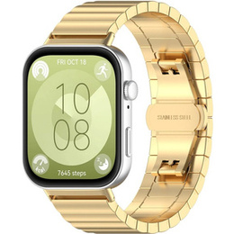 Ατσάλινο βραχιόλι για Huawei Watch Fit 4 / 4 Pro / 3, Χρυσό