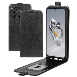 Θήκη με πτερύγιο για OnePlus 12 5G, Flip, μαύρη
