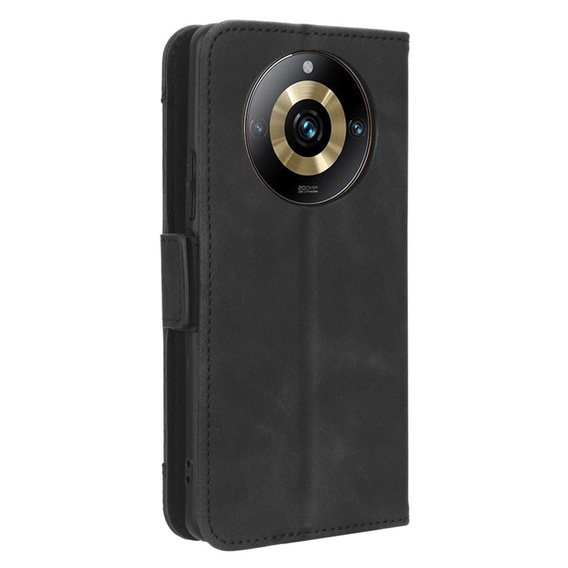 Θήκη με πτερύγιο για Realme 11 Pro 5G / Pro+ 5G, Card Slot, μαύρη