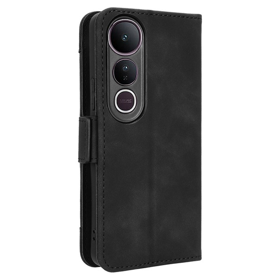 Θήκη με πτερύγιο για Vivo V50 Lite 4G / 5G, Card Slot, μαύρη