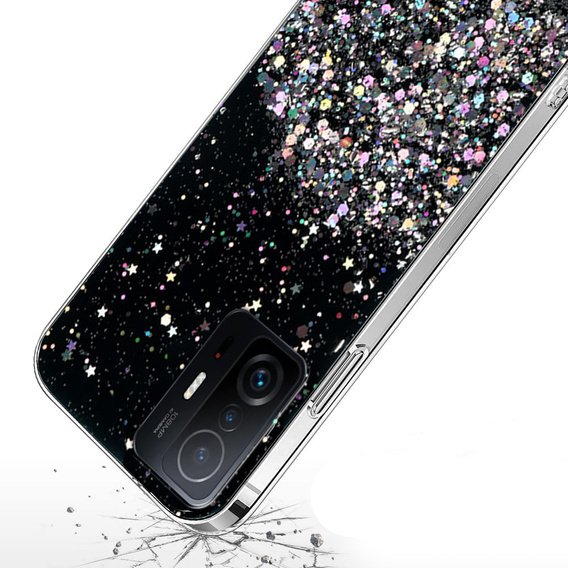 Θήκη για Xiaomi 11T / 11T Pro, Glittery, μαύρη