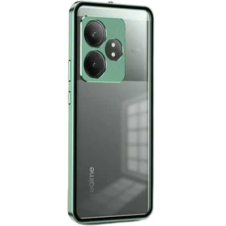Θήκη για Realme GT 6 / 6T, Frame Case, πράσινη