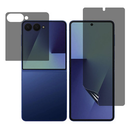 Μεμβράνη υδρογέλης προστασίας της ιδιωτικής ζωής μπροστά + πίσω για Samsung Galaxy Z Flip7 5G