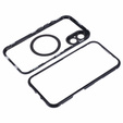 Μαγνητική θήκη MagSafe Dual Glass για iPhone 16, μαύρη