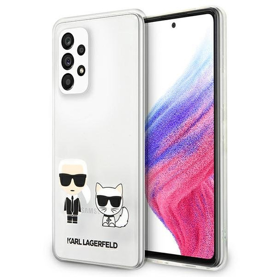 Karl Lagerfeld Θήκη για Samsung Galaxy A53 5G, Karl&Choupette, διαφανής