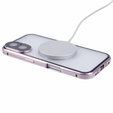 Μαγνητική θήκη MagSafe Dual Glass για iPhone 16, ροζ rose gold
