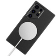Δερμάτινη θήκη για Samsung Galaxy S24 Ultra, ERBORD LeatherGuard MagSafe, μαύρο