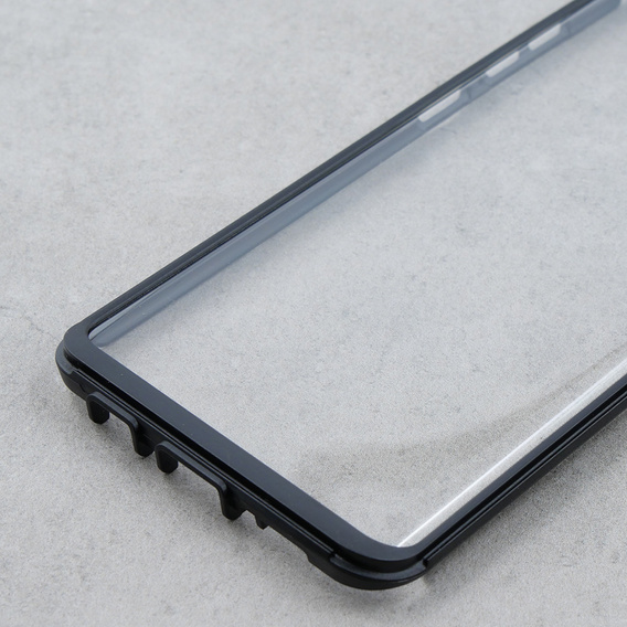 Θήκη για Samsung Galaxy S10 Plus, Dexnor Full Body Rugged, διαφανής / μαύρη