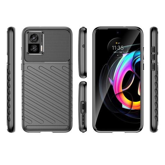 Θήκη για Motorola Edge 30 Neo 5G, Thunder, μαύρη