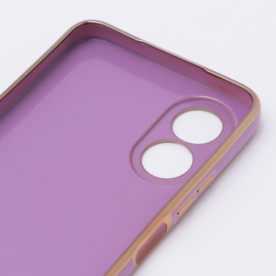 Θήκη για Oppo A38 4G / Oppo A18 4G, Glamour CamShield, μωβ