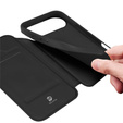 Θήκη Dux Ducis για iPhone Air, Skin Pro, με πτερύγιο, με υποδοχή για κάρτες, μαύρο