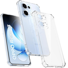 Θήκη για Oppo Reno 13, Dropproof, διαφανής