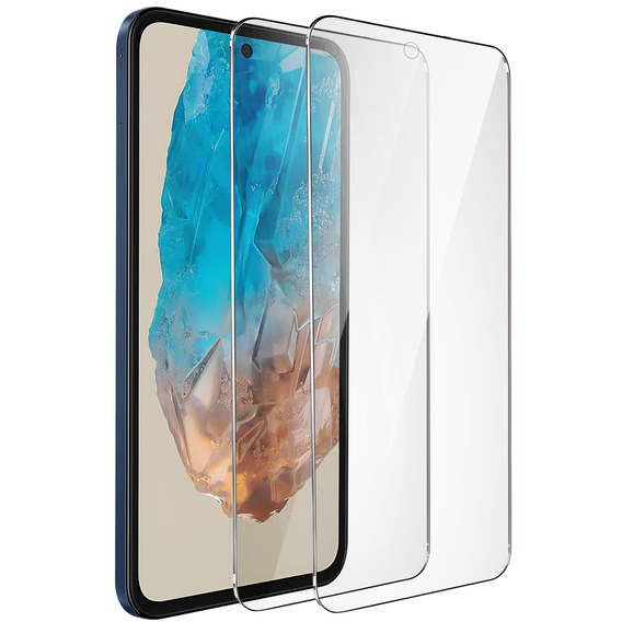 2x Μετριασμένο γυαλί ERBORD 9H Hard Glass στην οθόνη για Samsung Galaxy M35 5G