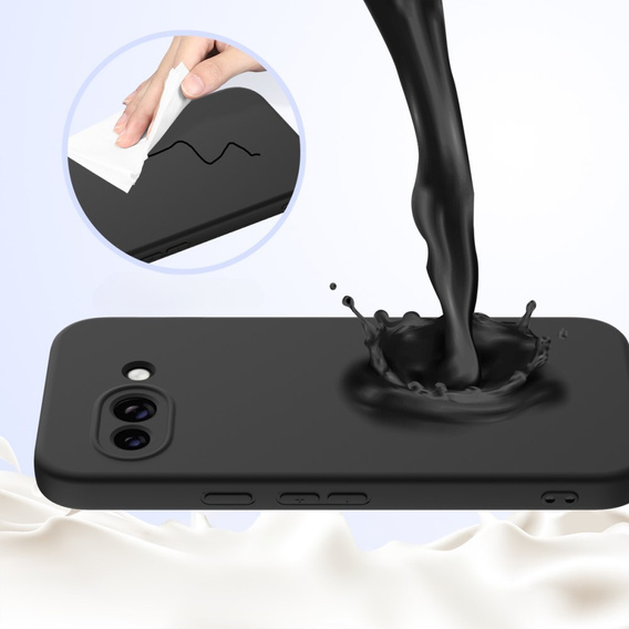 Θήκη για Google Pixel 9A, Silicone MagSafe, μαύρη
