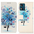 Θήκη με πτερύγιο για Motorola Moto E13, Wallet Tree, μπλε