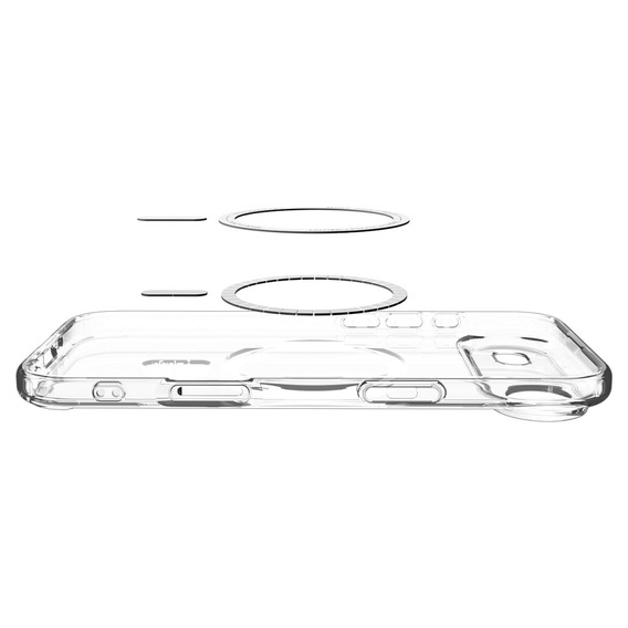 Θήκη Spigen Ultra Hybrid MagSafe για iPhone Air, Διαφανής / Χρυσή