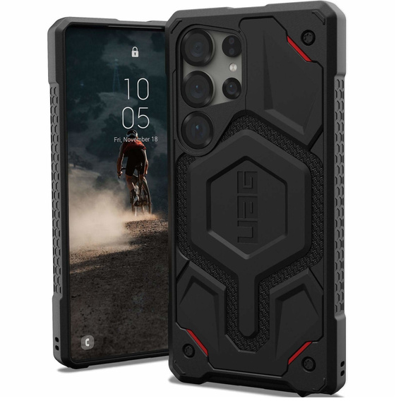 Θήκη Urban Armor Gear για Galaxy S25 Ultra, Monarch Pro MagSafe, μαύρη
