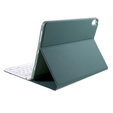 Θήκη + πληκτρολόγιο iPad Air 10.9 4 2020 / Air 5 2022, σκούρα πράσινη