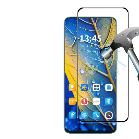 ENKAY Tempered Glass για Google Pixel 9 Pro, μαύρη