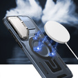 Θήκη για Samsung Galaxy S24 FE, Military MagSafe with camera protection, μπλε
