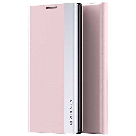 Θήκη με πτερύγιο για Samsung Galaxy S22 5G, Side Magnetic, ροζ