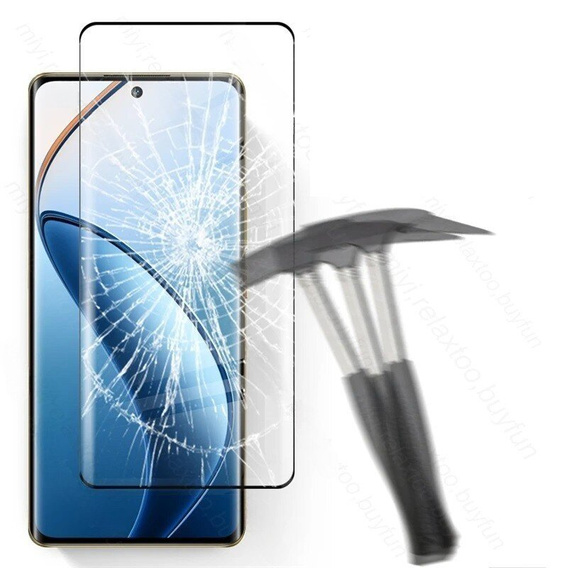 Μετριασμένο γυαλί 3D για Realme 12 Pro 5G / 12 Pro+ 5G, μαύρη